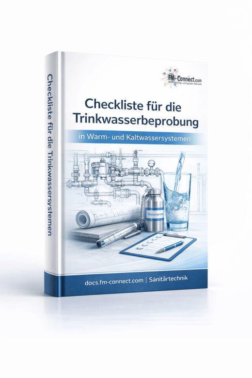 Checkliste Beprobung Trinkwasseranlagen im Facility Management Cover 