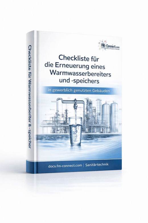 Checkliste Warmwasserbereiter Speicher 300L Gewerblich im Facility Management Cover